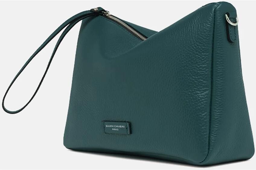 Gianni Chiarini Groene Nora Pouch Leren Tas Green Dames - Foto 5