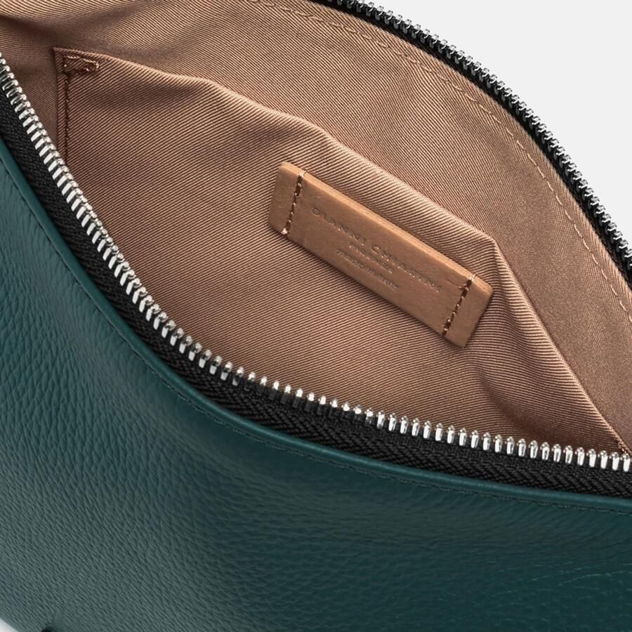 Gianni Chiarini Groene Nora Pouch Leren Tas Green Dames - Foto 2