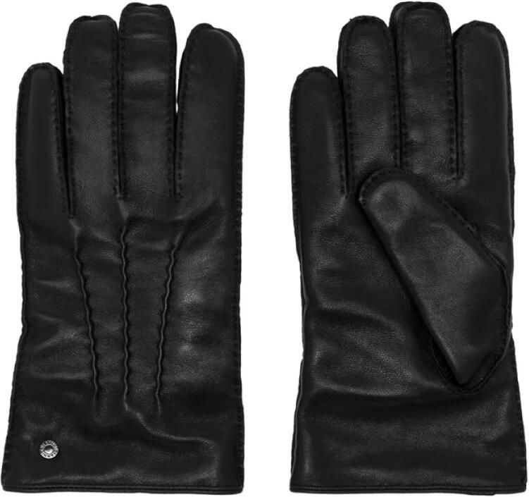 GIANNI CHIARINI Heren Handschoenen Nappa Leather Gloves Zwart - Foto 3