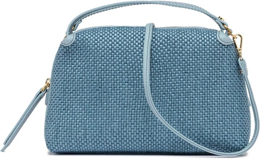 Gianni Chiarini Heldere Blauwe Alifa Stro Handtas Blue Dames - Foto 5