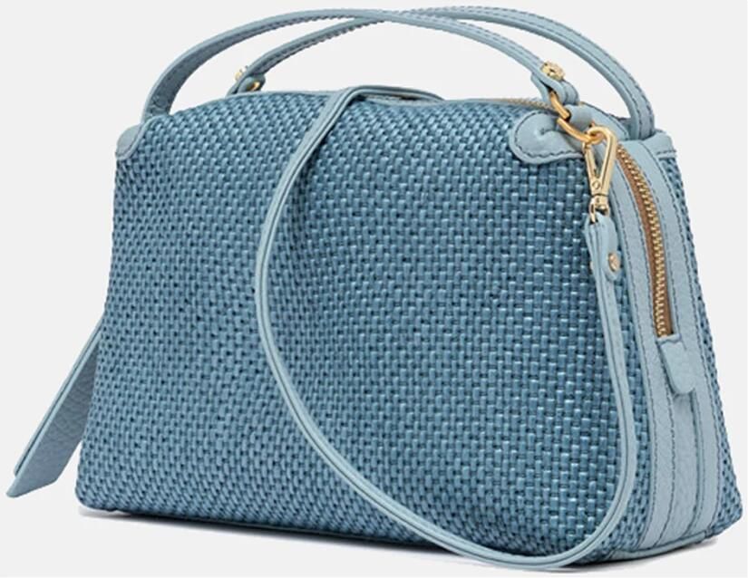 Gianni Chiarini Heldere Blauwe Alifa Stro Handtas Blue Dames - Foto 3