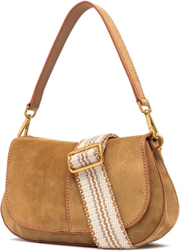 Gianni Chiarini Elegante Helena Round Schoudertas Brown Dames