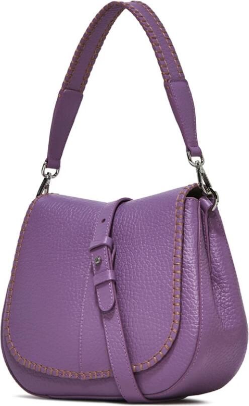 Gianni Chiarini Satchels Helena Round in paars - Foto 6