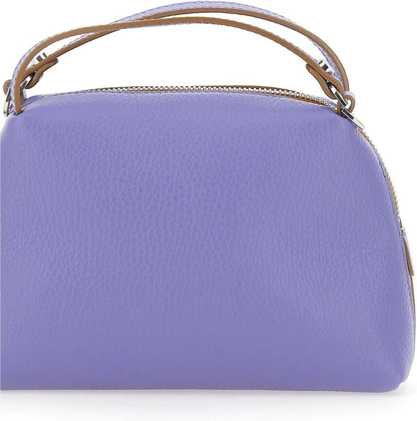 Gianni Chiarini Lavendel Leren Handtas met Zilveren Hardware Purple Dames - Foto 2