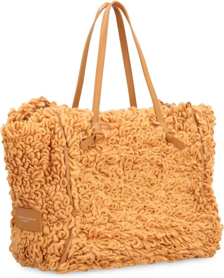 Gianni Chiarini Stijlvolle Tote tas met lederen details Brown Dames - Foto 3