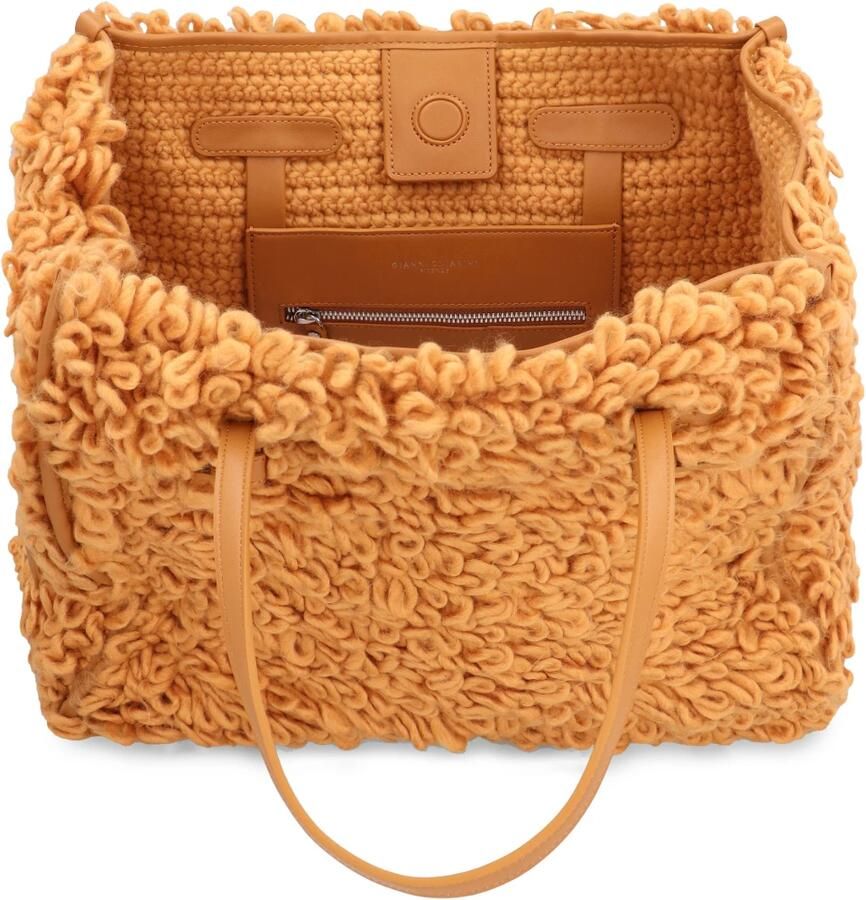 Gianni Chiarini Stijlvolle Tote tas met lederen details Brown Dames - Foto 2
