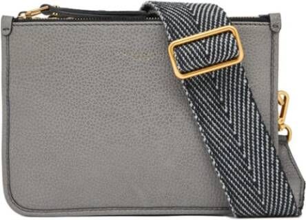 Gianni Chiarini Grana Romance Crossbody met Verstelbare Band Grijs Dames