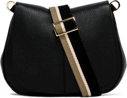 Gianni Chiarini Helena Round Icona Crossbody Tas Zwart Dames