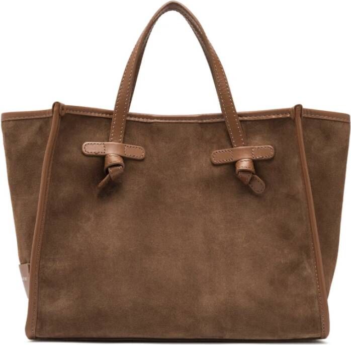 Gianni Chiarini Marcella Miss 32 Suède Tote Bruin Dames