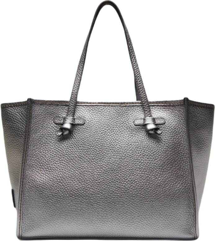 Gianni Chiarini Marcella Zilveren Tote Tas voor Vrouwen Grijs Dames