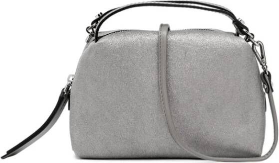 Gianni Chiarini Mini Starry Nappa Tas met Dubbele Handvatten Grijs Dames