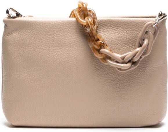 Gianni Chiarini Schoudertas Beige Dames