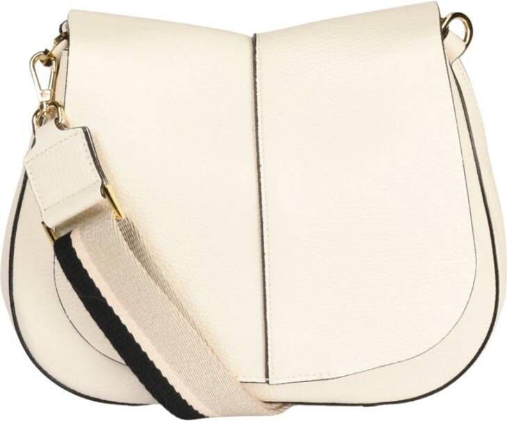 Gianni Chiarini Witte Schoudertas Helena Round Bs6036