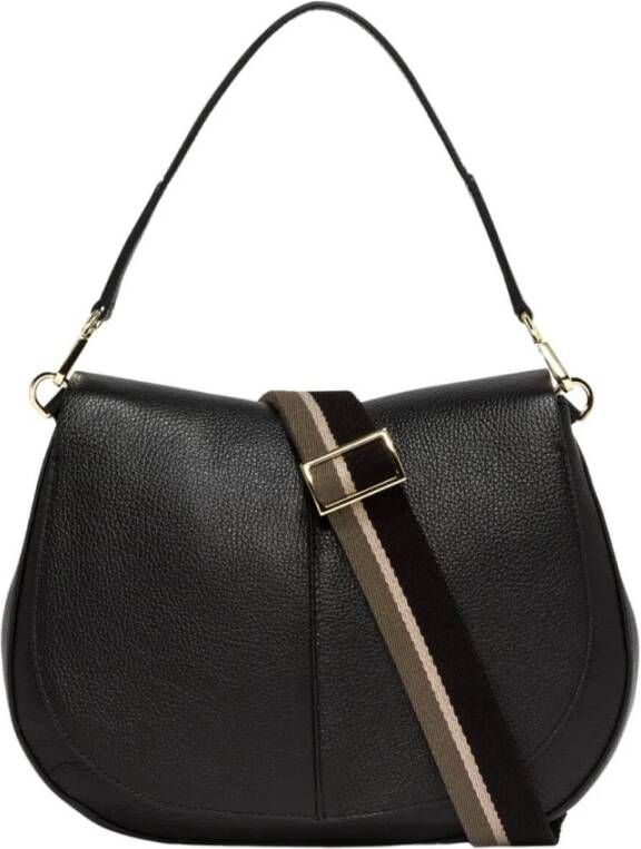 Gianni Chiarini Zwarte Schoudertas Helena Round Bs6037