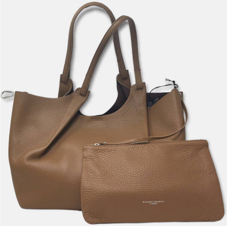 Gianni Chiarini Schoudertas DUA Brown Dames