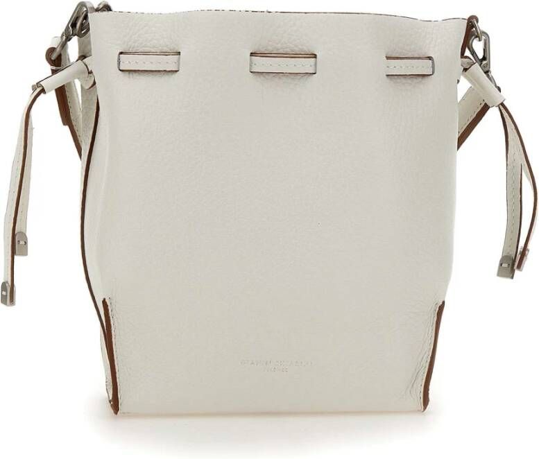 Gianni Chiarini Witte Leren Schoudertas Joy White Dames