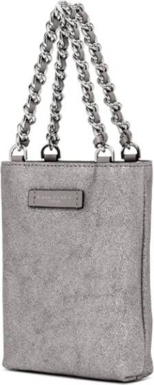 Gianni Chiarini Starry Nappa Mini Tas met Kettinghandvatten Grijs Dames