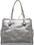 Gianni Chiarini Zilveren Marcella Tote met Contrasterende Stiksels Gray Dames - Thumbnail 1