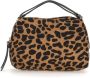 Gianni Chiarini Medium Alifa Animal Print Handtas Bruin Dames - Thumbnail 1