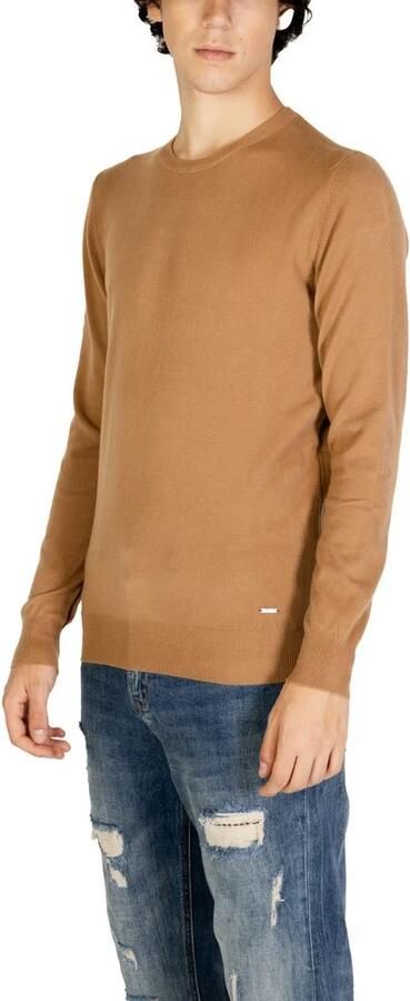 Gianni Lupo Bruine Gebreide Trui Pullover Herfst Winter Collectie Brown Heren - Foto 2