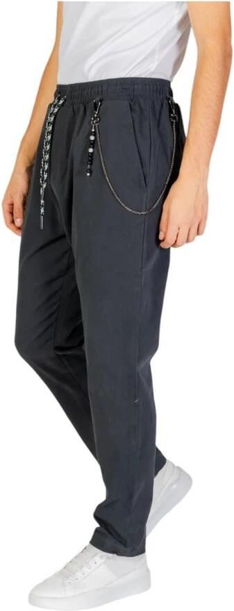 Gianni Lupo Grijze Katoenmix Stretchbroek Herfst Winter Gray Heren - Foto 3