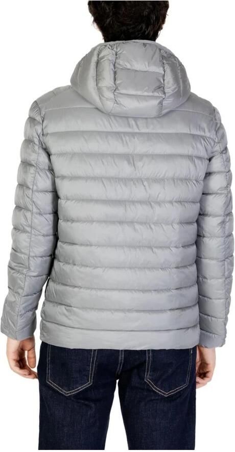 Gianni Lupo Polyamide Herfst Winter Jas Collectie Gray Heren