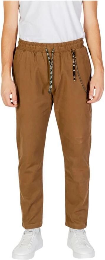 Gianni Lupo Bruine Vetersluiting Broek Herfst Winter Brown Heren - Foto 4