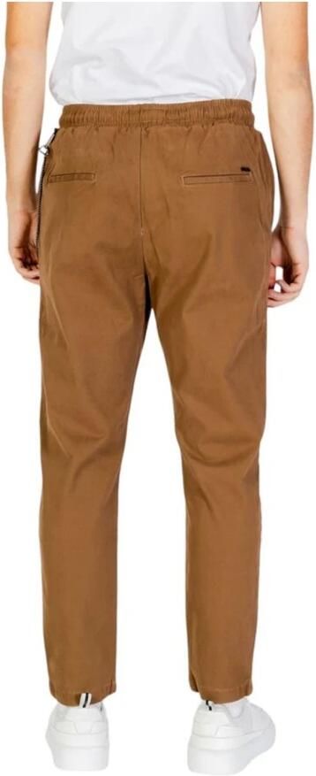Gianni Lupo Bruine Vetersluiting Broek Herfst Winter Brown Heren - Foto 2