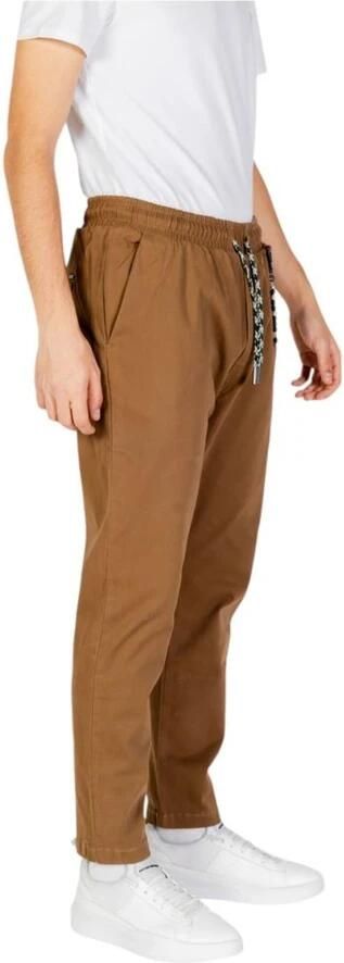Gianni Lupo Bruine Vetersluiting Broek Herfst Winter Brown Heren - Foto 3