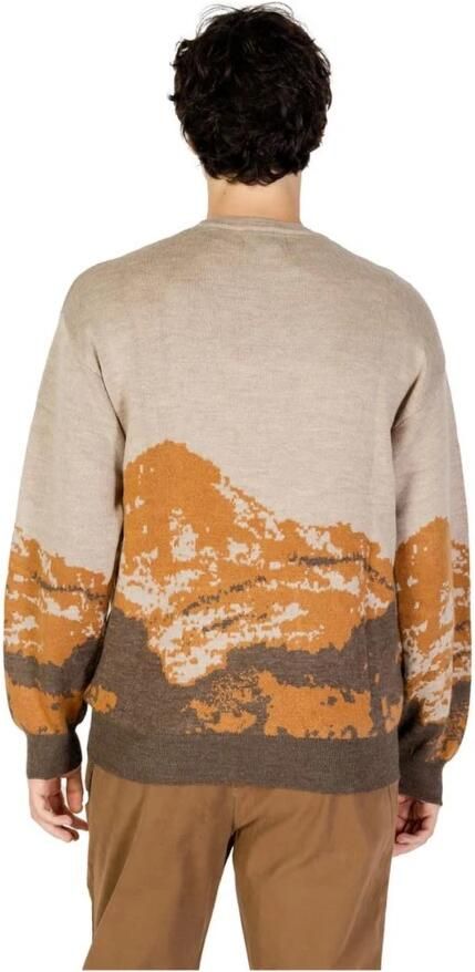 Gianni Lupo Beige Gedrukte Gebreide Kleding Herfst Winter Stijl Beige Heren - Foto 2