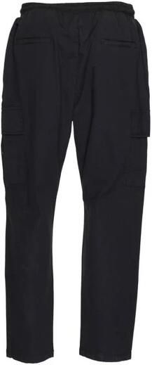 Gianni Lupo Zwarte katoenen broek met veters Black Heren - Foto 2