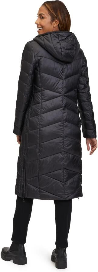 Gil Bret Capuchon Lange Gewatteerde Jas Black Dames - Foto 8