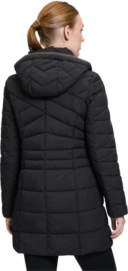 Gil Bret Gewatteerde Jas met Afneembare Capuchon Black Dames
