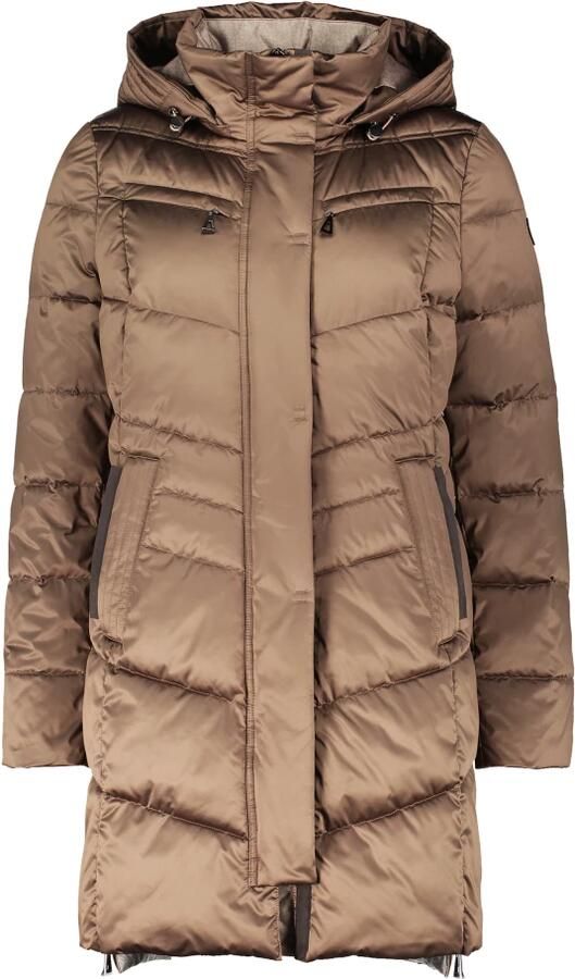 Gil Bret Gewatteerde jas met afneembare capuchon Brown Dames - Foto 5
