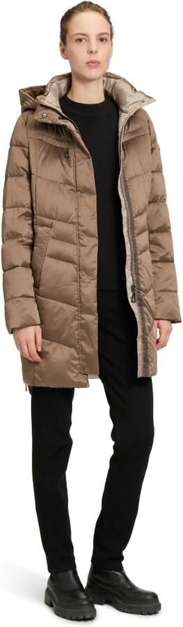 Gil Bret Gewatteerde jas met afneembare capuchon Brown Dames - Foto 4