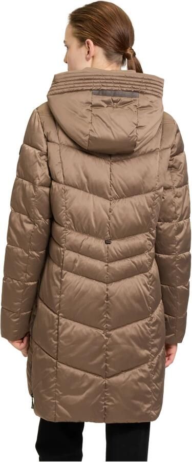 Gil Bret Gewatteerde jas met afneembare capuchon Brown Dames - Foto 3