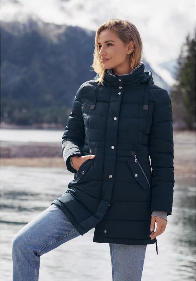 Gil Bret Gewatteerde Jack met Watte Voering Blue Dames