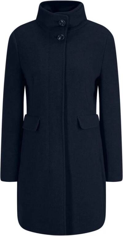Gil Bret Lange jas met opstaande kraag model 'PAULA'