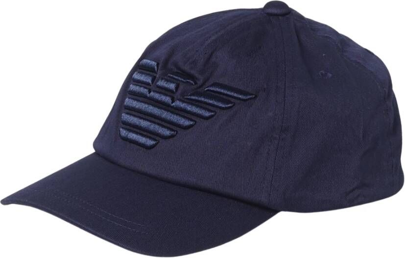Emporio Armani Eagle Baseball CAP Blauw Heren