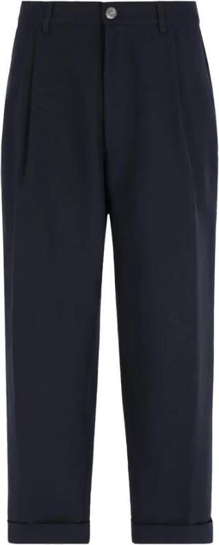 Giorgio Armani Chino Blauw Heren