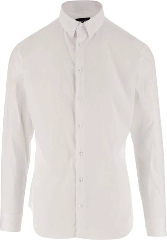 Giorgio Armani Formal Shirts White Heren