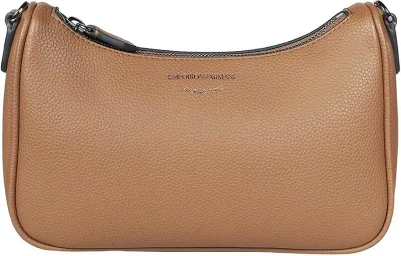 Giorgio Armani Bruin Leren Dames Schoudertas Brown Dames - Foto 3