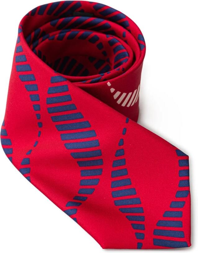 Giorgio Armani Rode Zijden Stropdas Elegante Stijl Red Heren