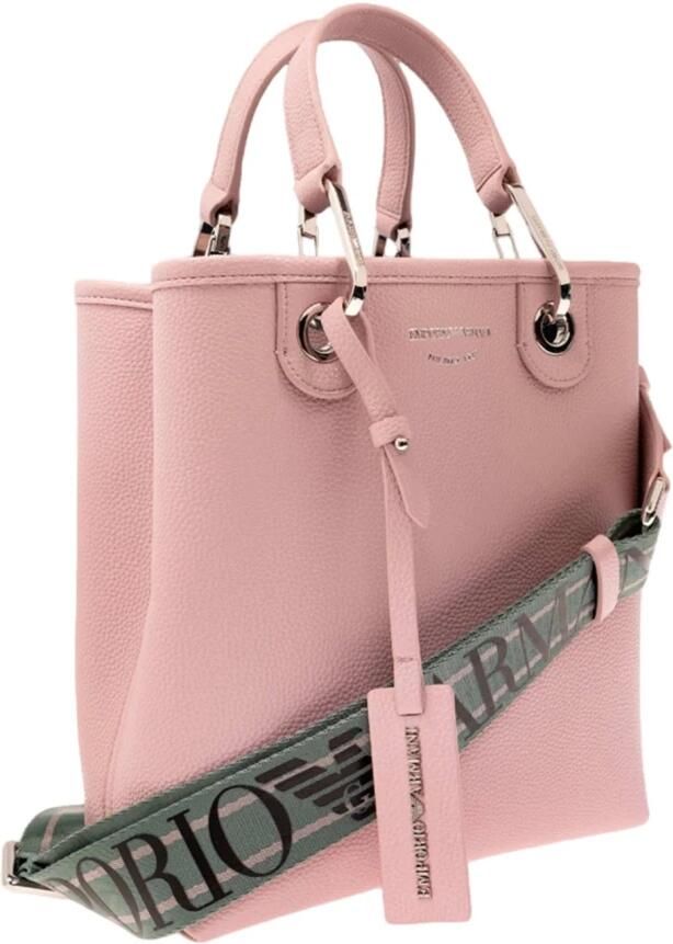 Emporio Armani Roze Shoppingtas met Verstelbare Band en Afneembaar Logolint Pink Dames - Foto 2