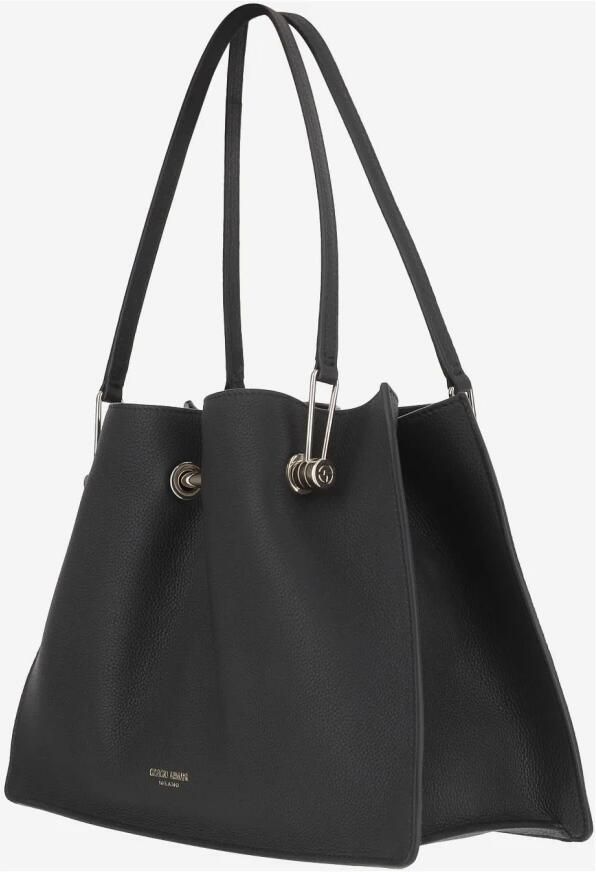 Giorgio Armani Shoppers & Totes Small Leather Shopper Bag in zwart - Foto 3