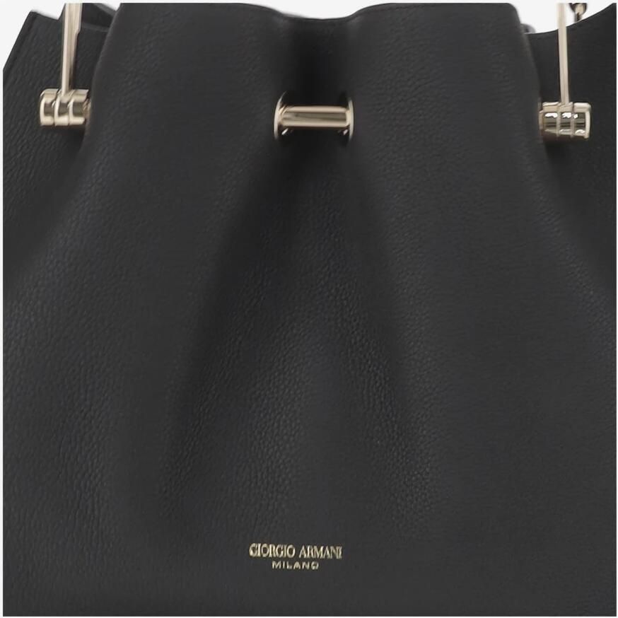 Giorgio Armani Shoppers & Totes Small Leather Shopper Bag in zwart - Foto 2