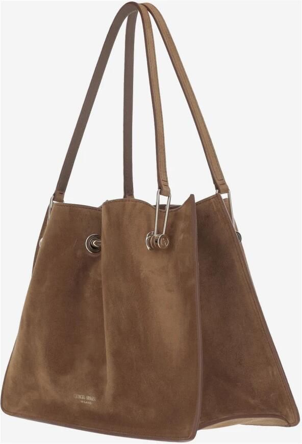 Giorgio Armani Stijlvolle tassen voor elke gelegenheid Brown Dames - Foto 4