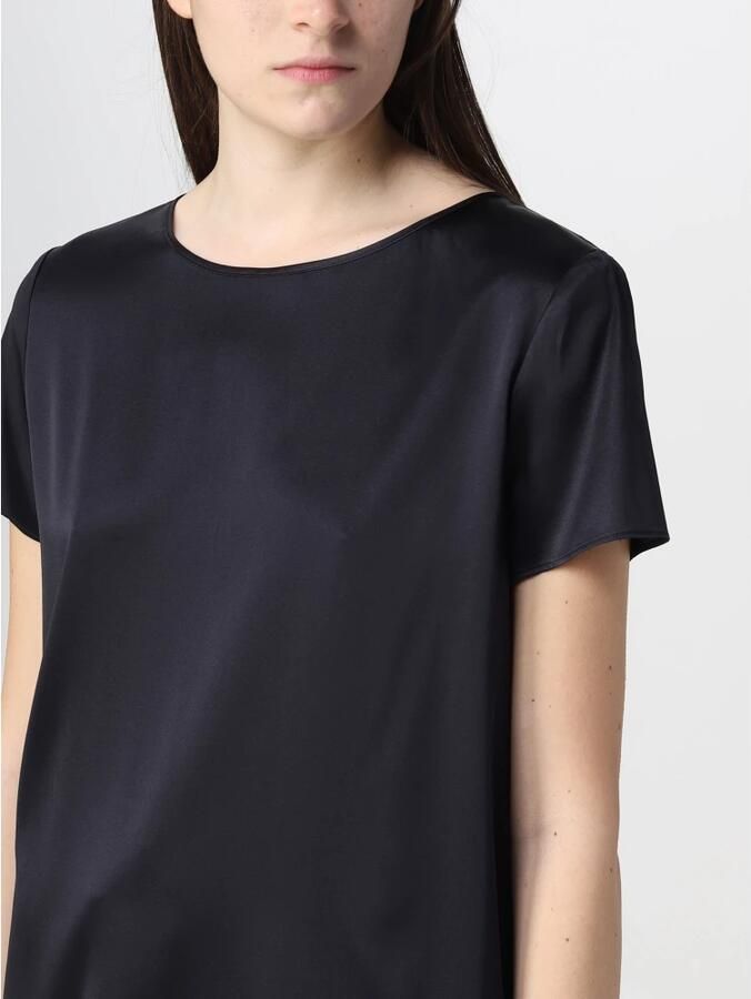 Emporio Armani Blouse met druppelvormig rugdecolleté