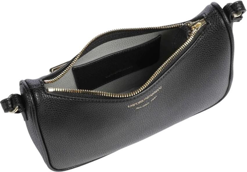 Emporio Armani Zwarte Mini Baguette met Verstelbare Band Black Dames - Foto 3