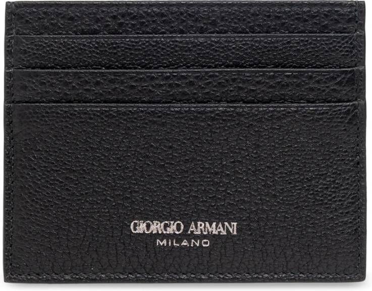 Giorgio Armani Wallets & Cardholders Black Heren